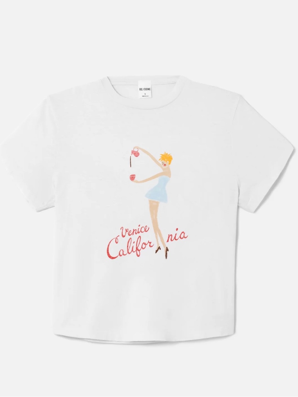 Re/Done x Chamberlain Coffee BOXY TEE EMMA NWT XS
